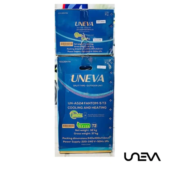کولر گازی یونیوا ۲۴۰۰۰ اینورتر فانتوم مدل UNAS24 FANTOM-5 T3