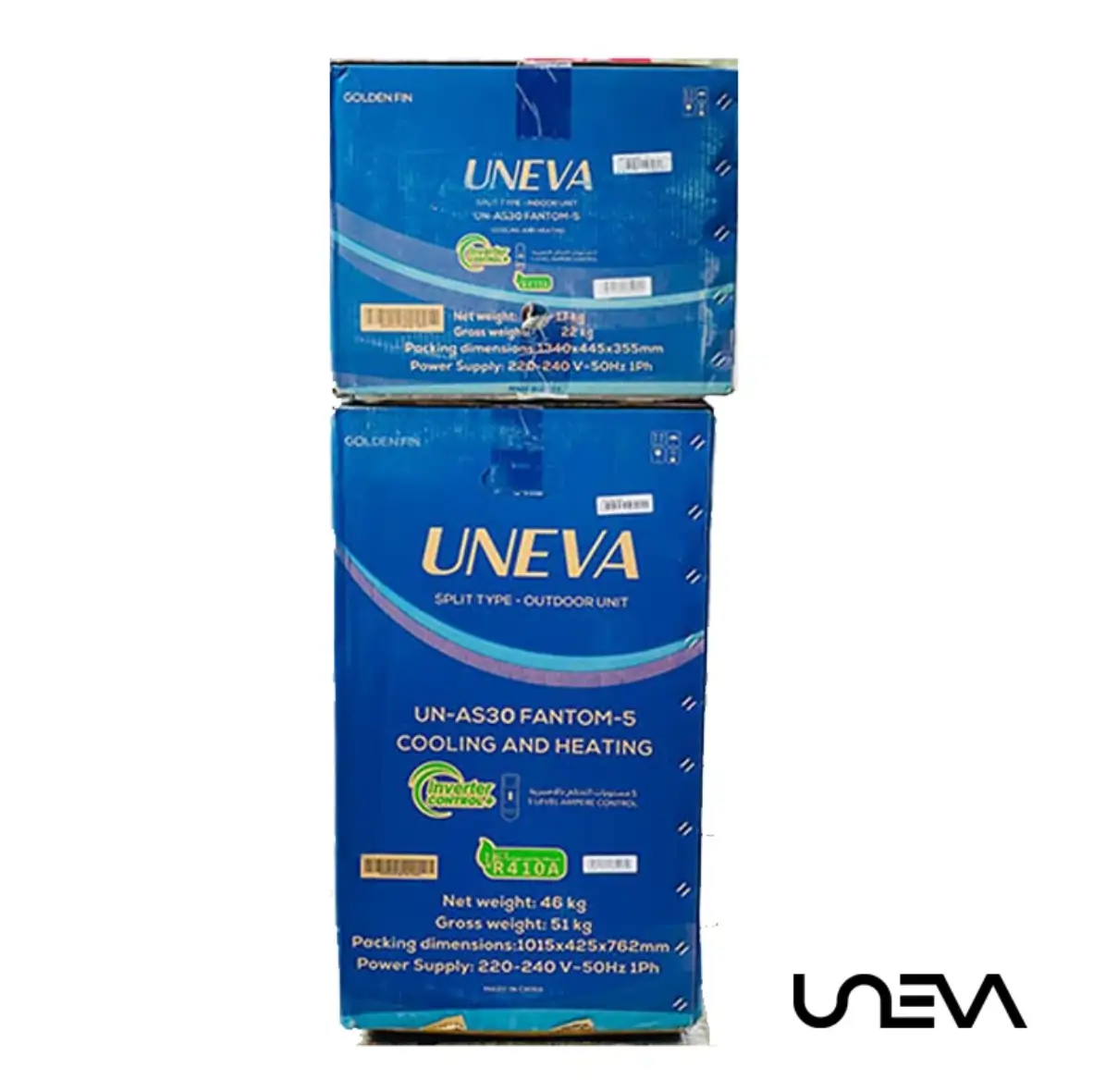 کولر گازی یونیوا ۳۰۰۰۰ اینورتر فانتوم مدل UNAS30 FANTOM-5 T1