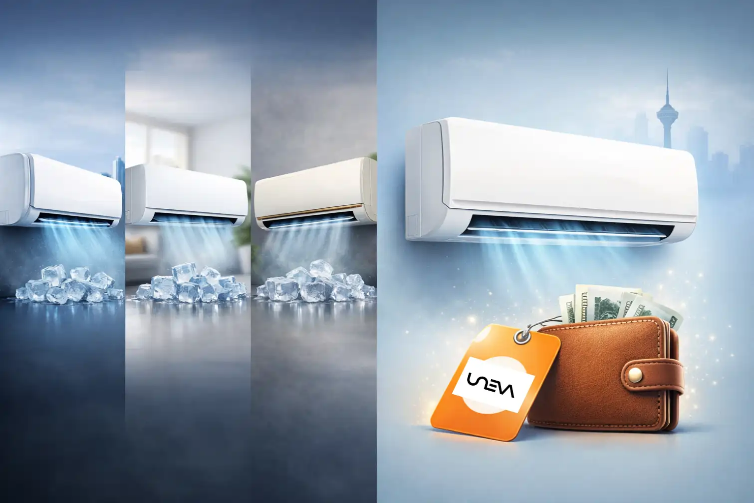 قیمت روز کولر گازی یونیوا در ایران + پیشنهاد خرید